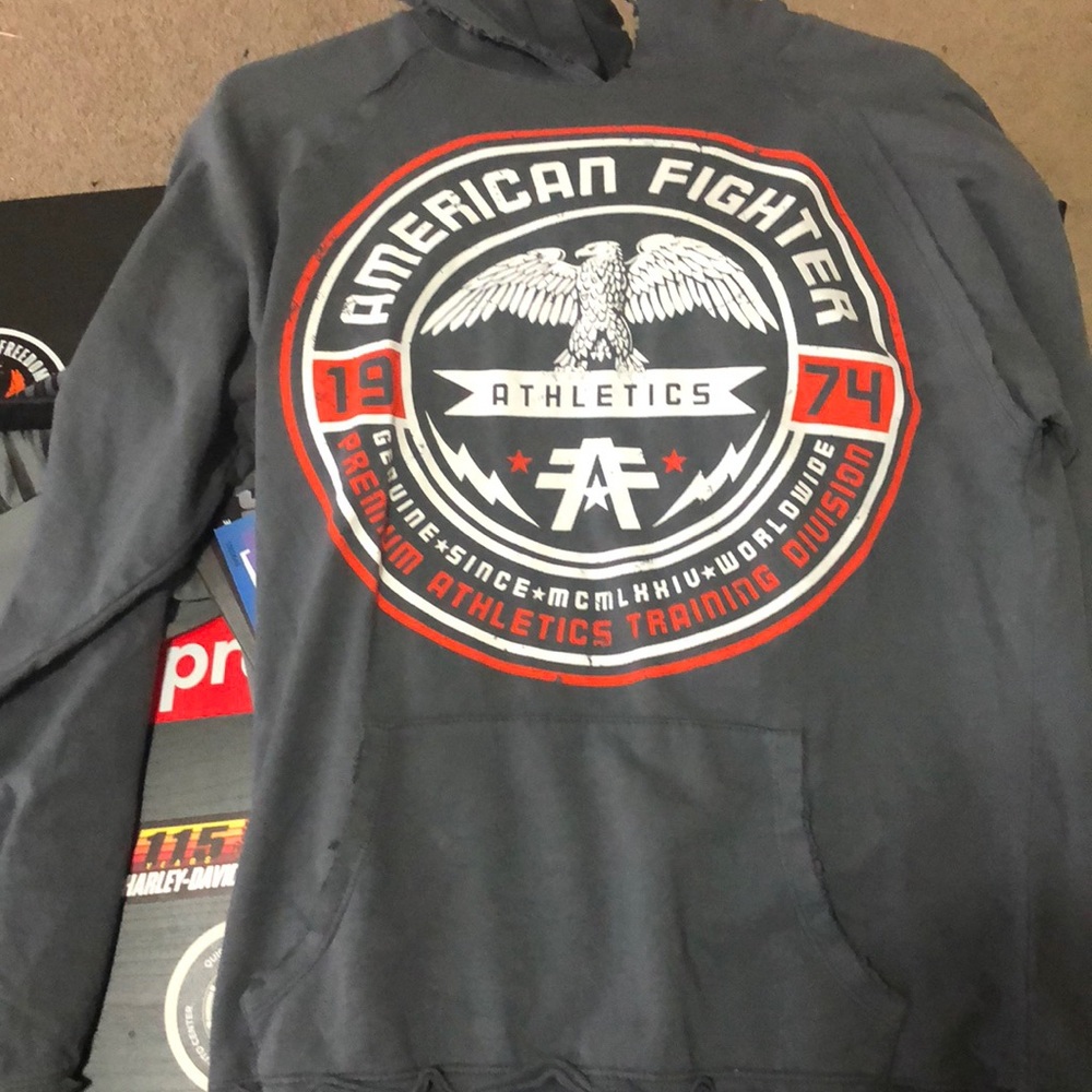 American fighter gear sweatshirt